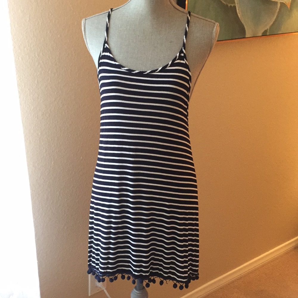 Striped Beach cover up